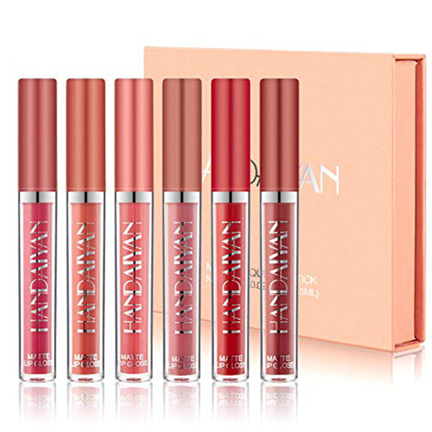Ekskluzivni Set od 6 Tečnih Karmina Glam Lips