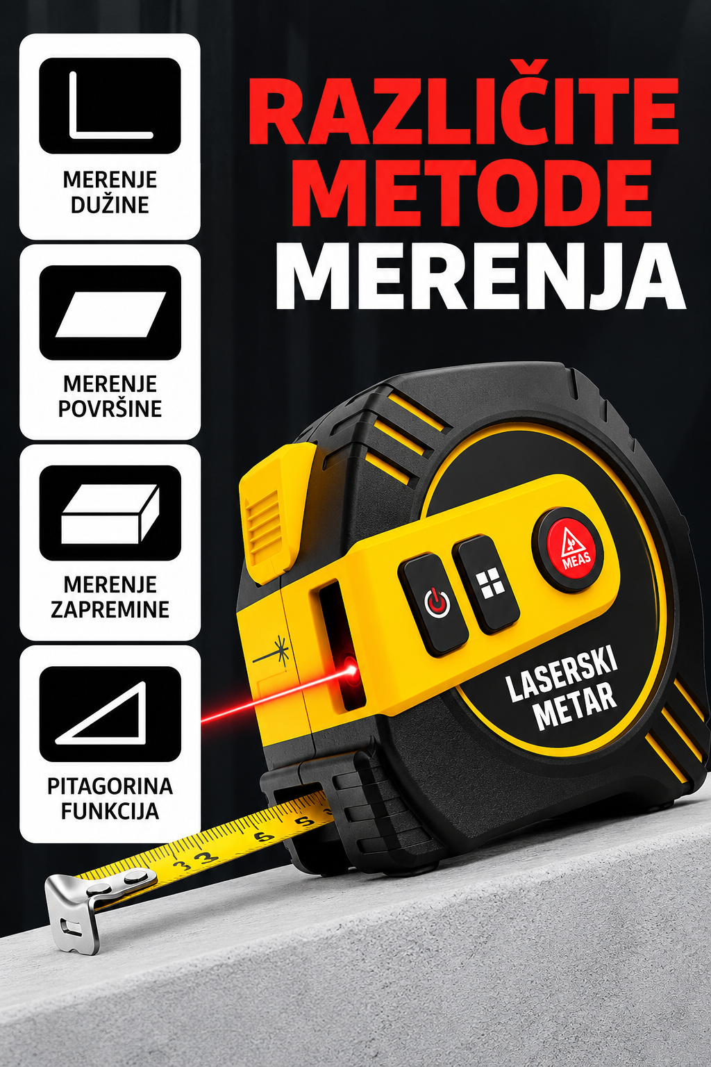 Laserski Metar 2 u 1
